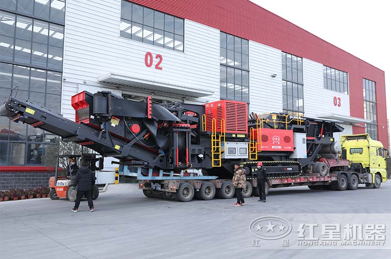 履帶移動(dòng)式破碎機(jī)發(fā)貨建筑垃圾處理廠 履帶移動(dòng)式破碎機(jī)發(fā)貨建筑垃圾處理廠