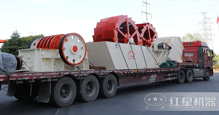 礦石錘式破碎機整條生產線發(fā)往河北！